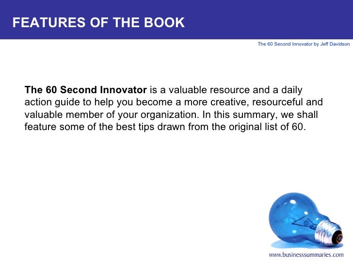 12 Tips to Create Opportunities For Innovation (The 60-Second Innovator)